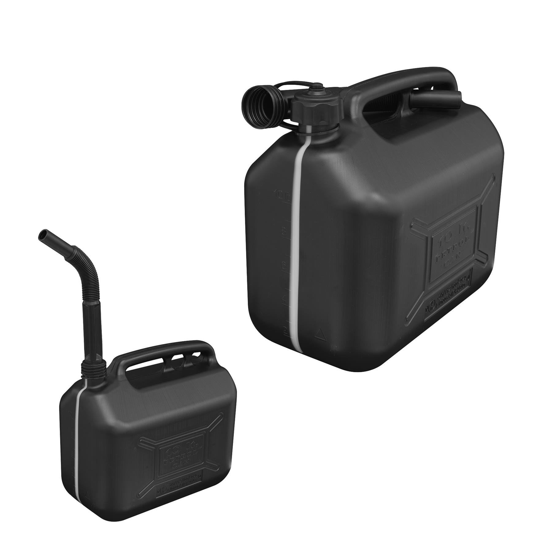 Sealey Fuel Can 10L - Black