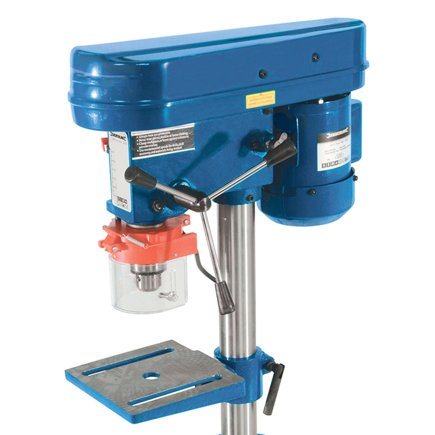 Heavy Duty 350W Drill Press 190mm 250 X 250mm 45° Automotive Workshop Power Tool