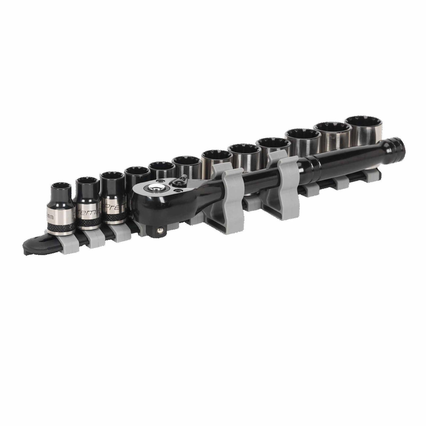 Sealey Socket Set 13pc 3/8"Sq Drive Total Drive Black Series