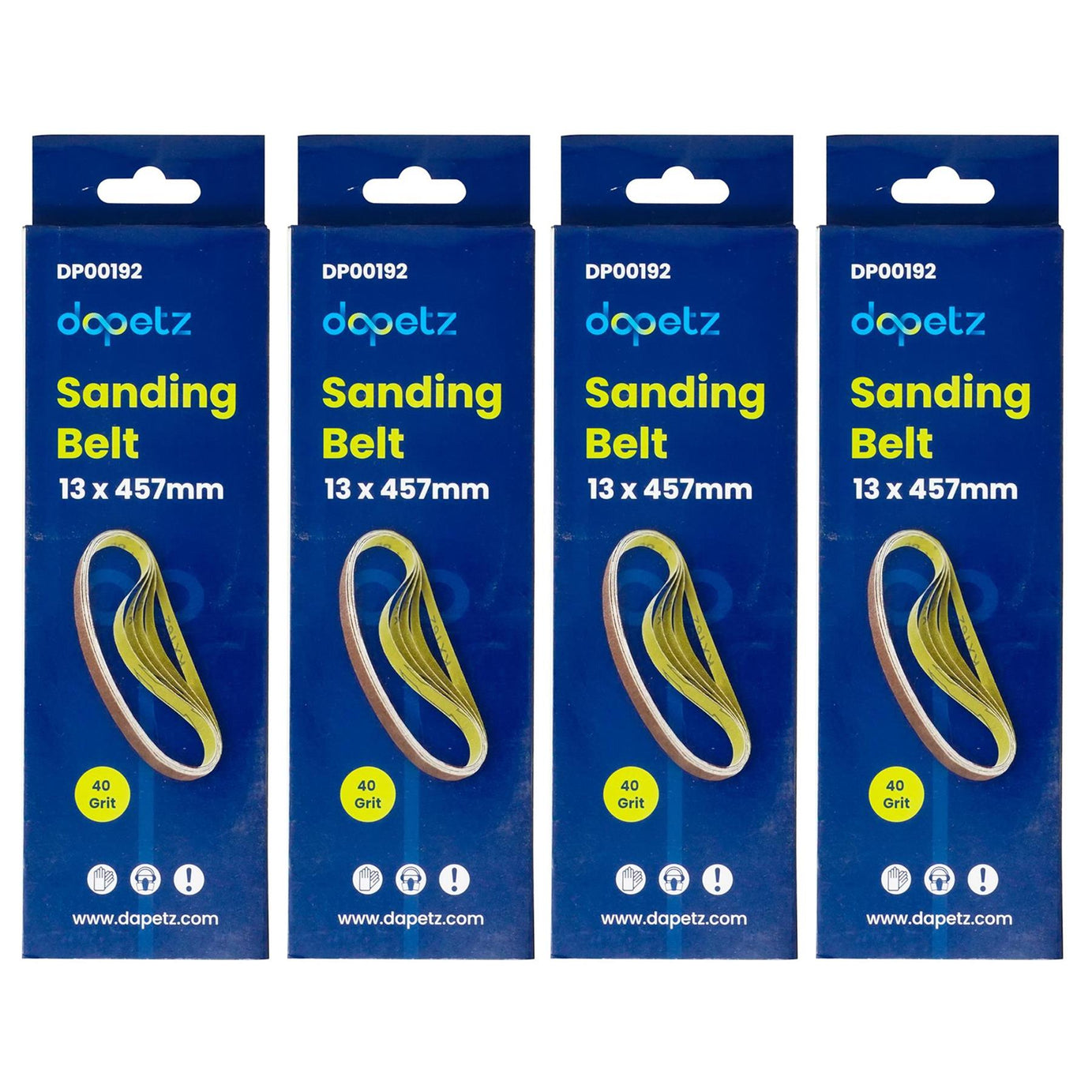 20 Powerfile Sanding Sander Belts 13mm X 457mm Guaranteed To Fit 40 Grit Coarse