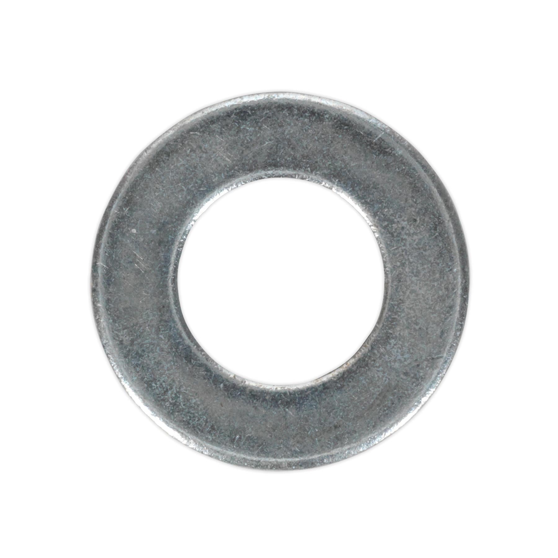 Sealey Flat Washer DIN 125 M12 x 24mm Form A Zinc Pack of 100