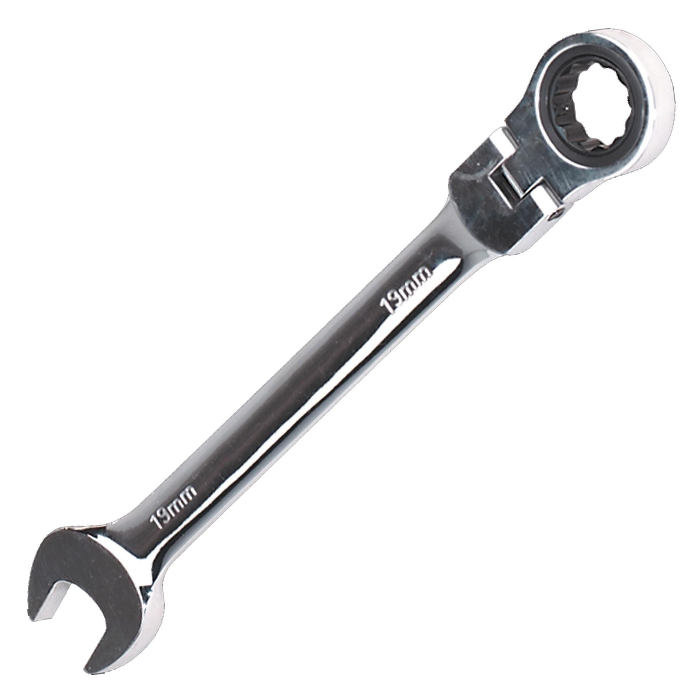 Sealey Flexi-Head Ratchet Combination Spanner 19mm