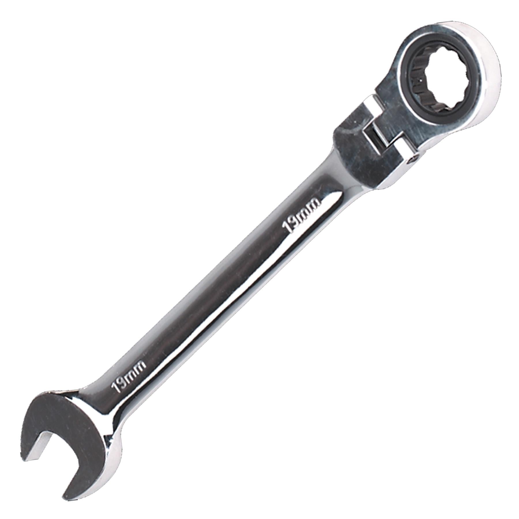 Sealey Flexi-Head Ratchet Combination Spanner 19mm