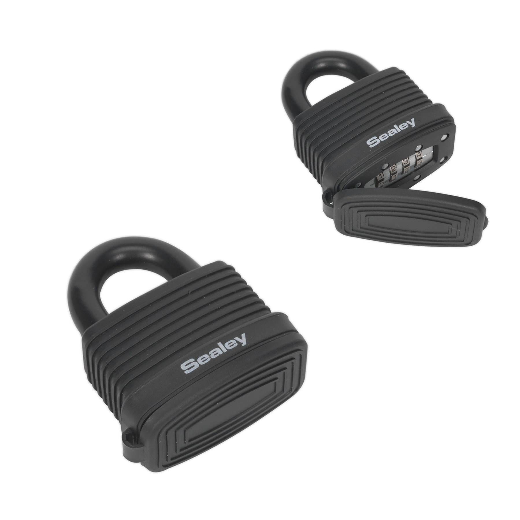 Sealey Steel Body Weatherproof Combination Padlock 48mm