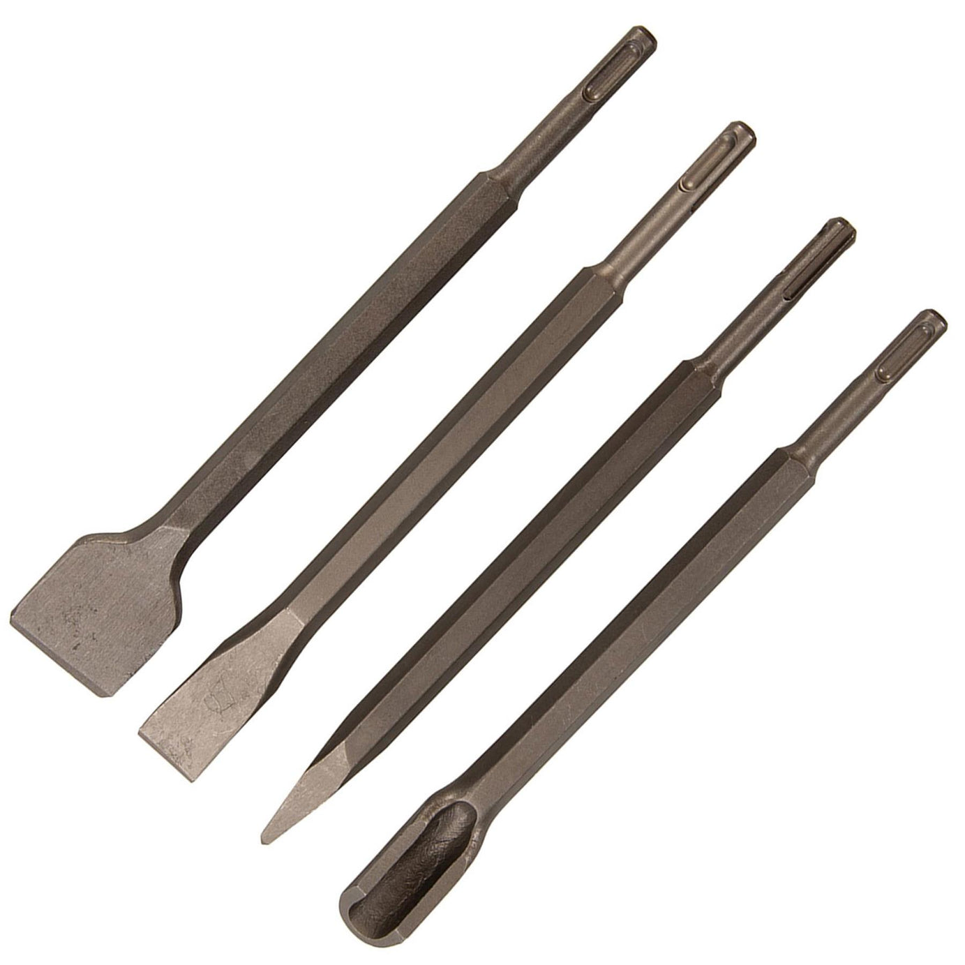 4Pc SDS Plus Chisel Set
