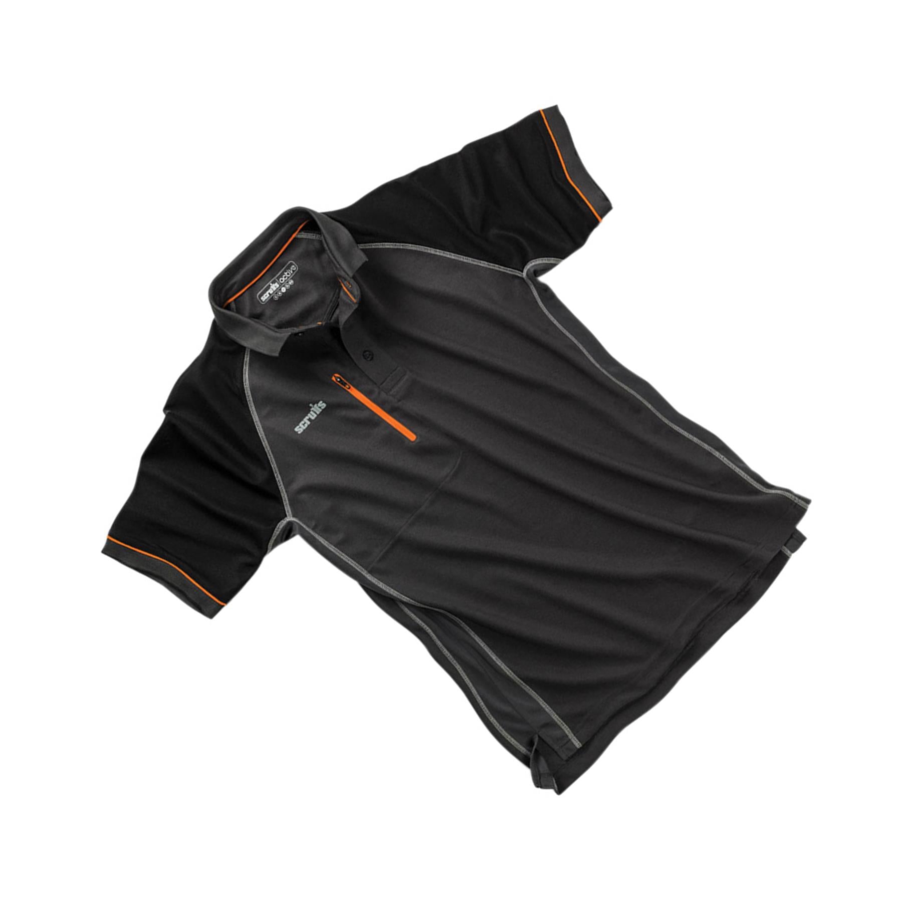 Scruffs Trade Active Polo Shirt Graphite (Size: Small) Men's Work T-Shirt