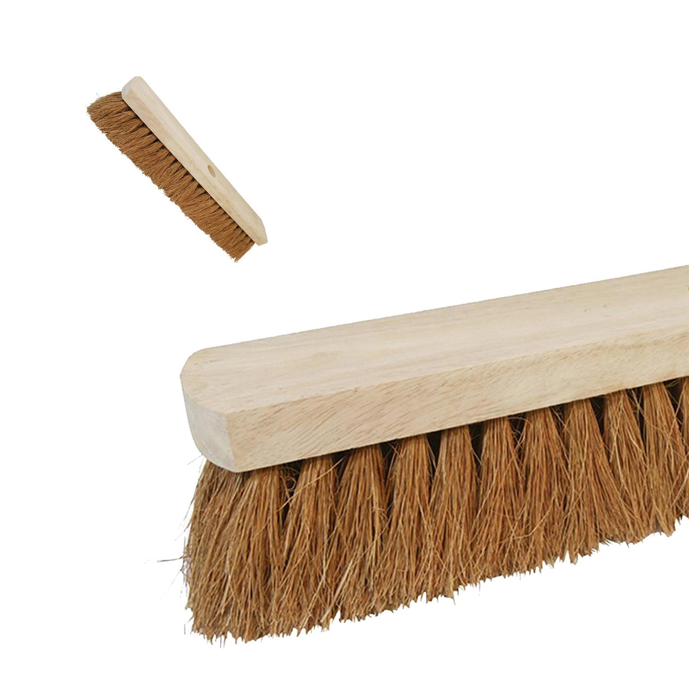 BRUSH BRUSHES BROOM BROOMS HEAD HEADS SOFT COCO BRISTLES SIZES 18"