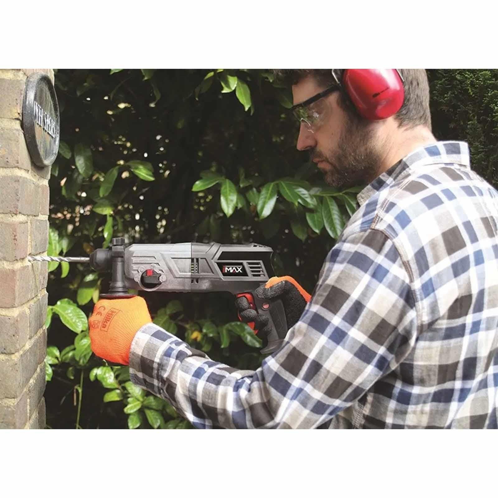 850W SDS Plus Rotary Hammer Drill 3 Function Mode 230V