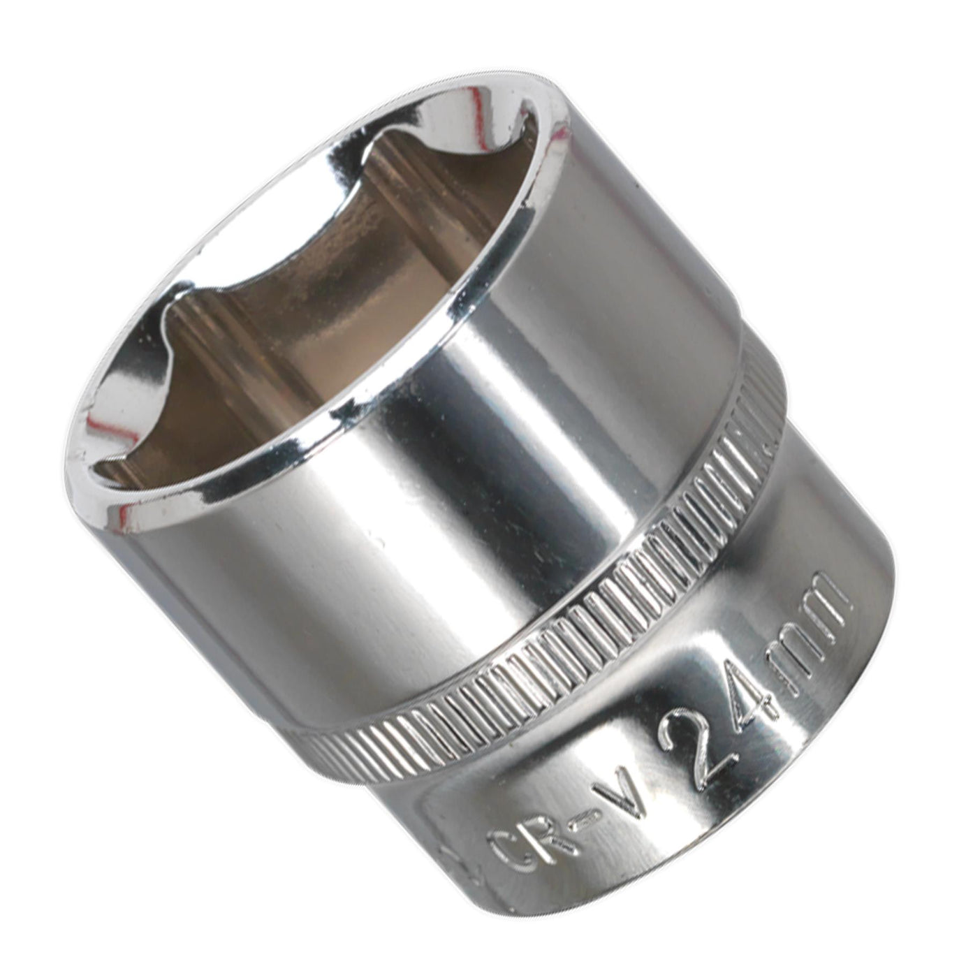 Sealey WallDrive Socket 24mm 3/8"Sq Drive Fully Polished