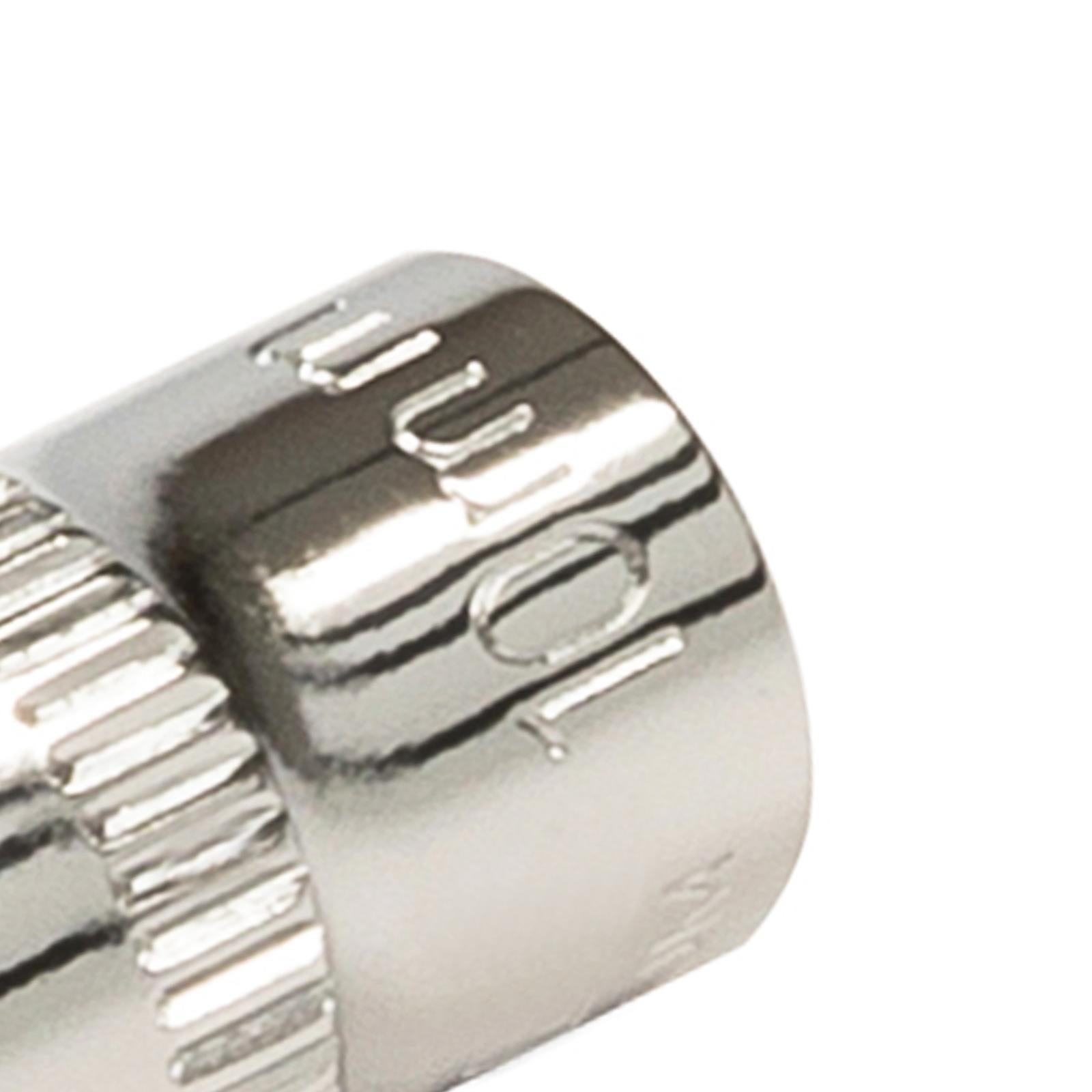 Quality Socket 1/4" Drive Metric Hex Square 10mm Individual Hex Polished Crv