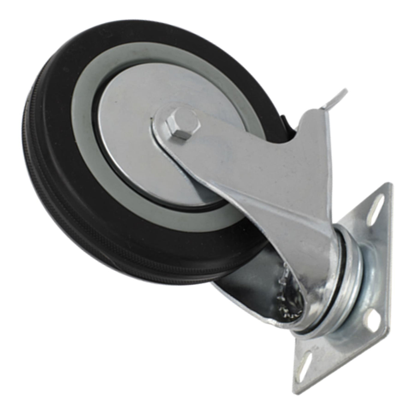 Sealey Castor Wheel Swivel Plate with Brake 125mm