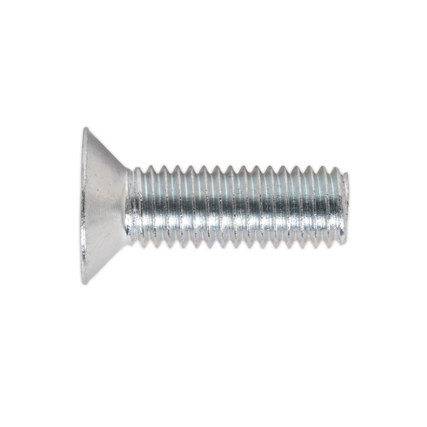 Sealey Machine Screw M8 x 25mm Countersunk Pozi Zinc Pack of 50