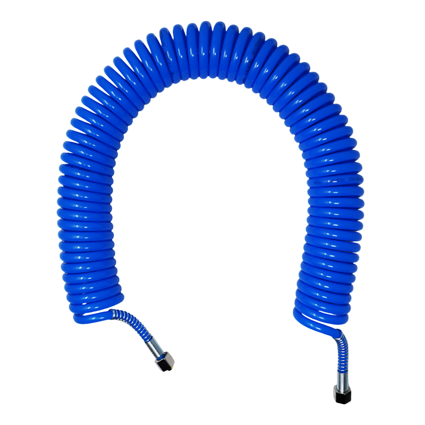 Coiled Air Hose 10M Air Tools Hose With 1/4" BSP Female Nut End Fittings 10 Bar