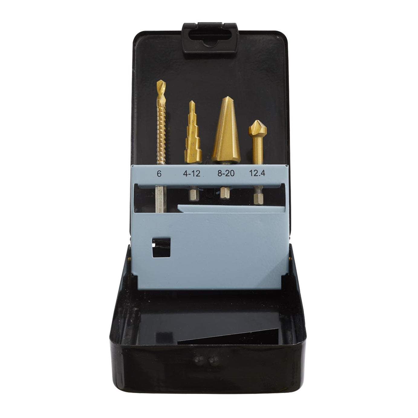 Sealey 4pc Multifunction Drill Bit Set Countersink/Step Drill/Tube Drill/Drill Saw