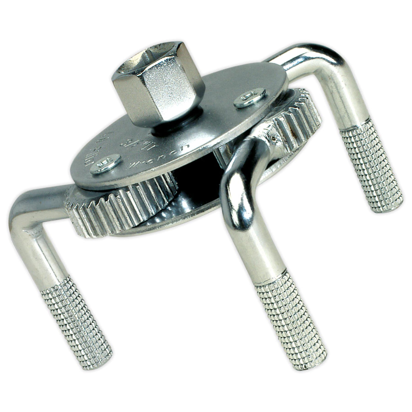 Sealey Oil Filter Claw Wrench 65-110mm Capacity 3/8" & 1/2"Sq Drive