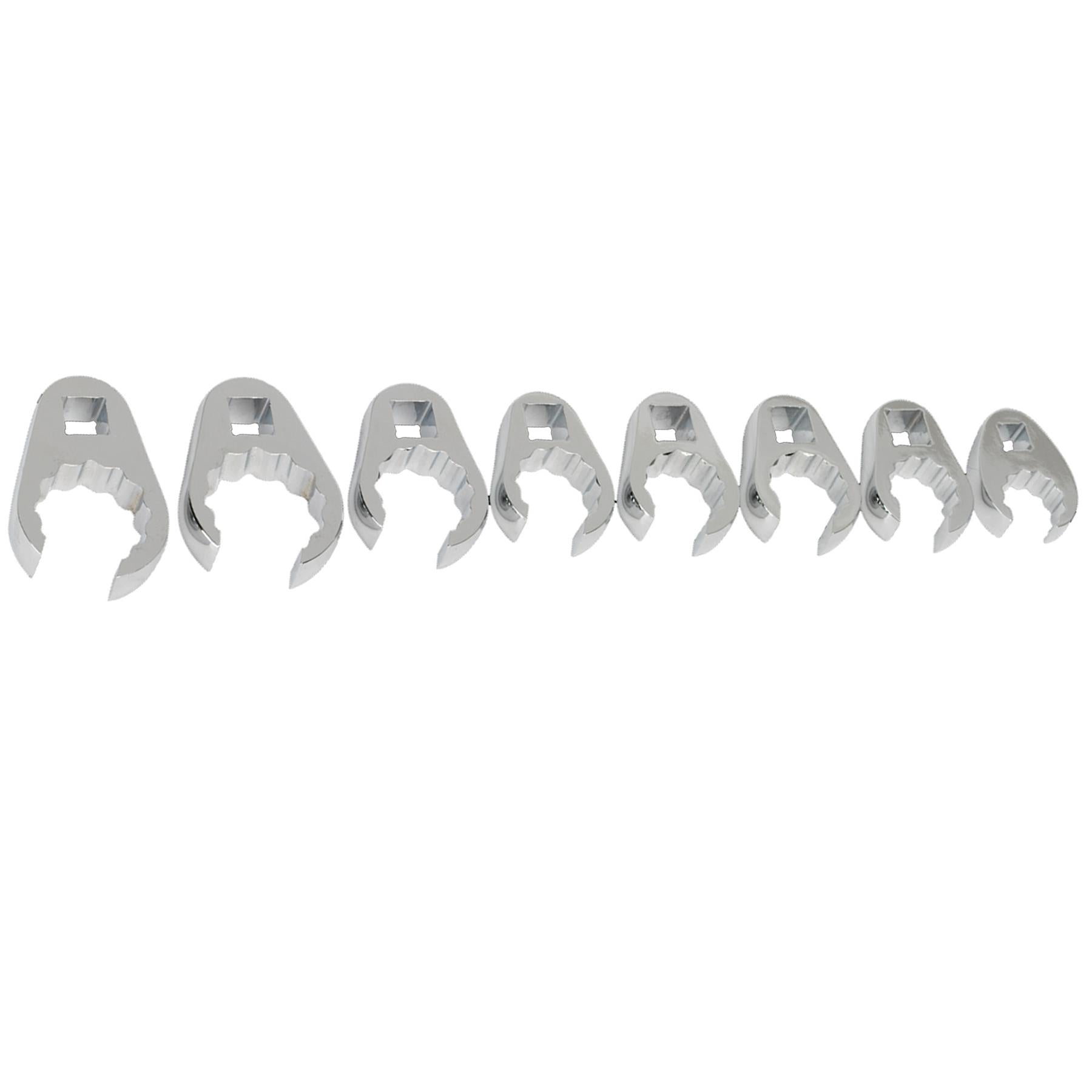 Sealey Crow's Foot Spanner Set 8pc 1/2"Sq Drive Metric