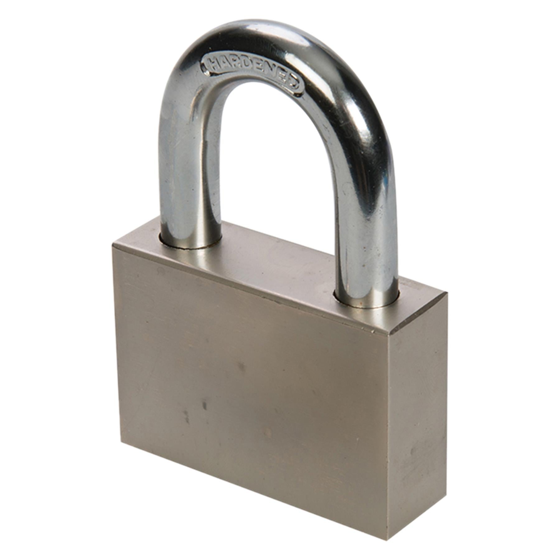 Heavy Duty Steel Padlock - 60mm Strong Home Office Travel Safety Security 3 Keys