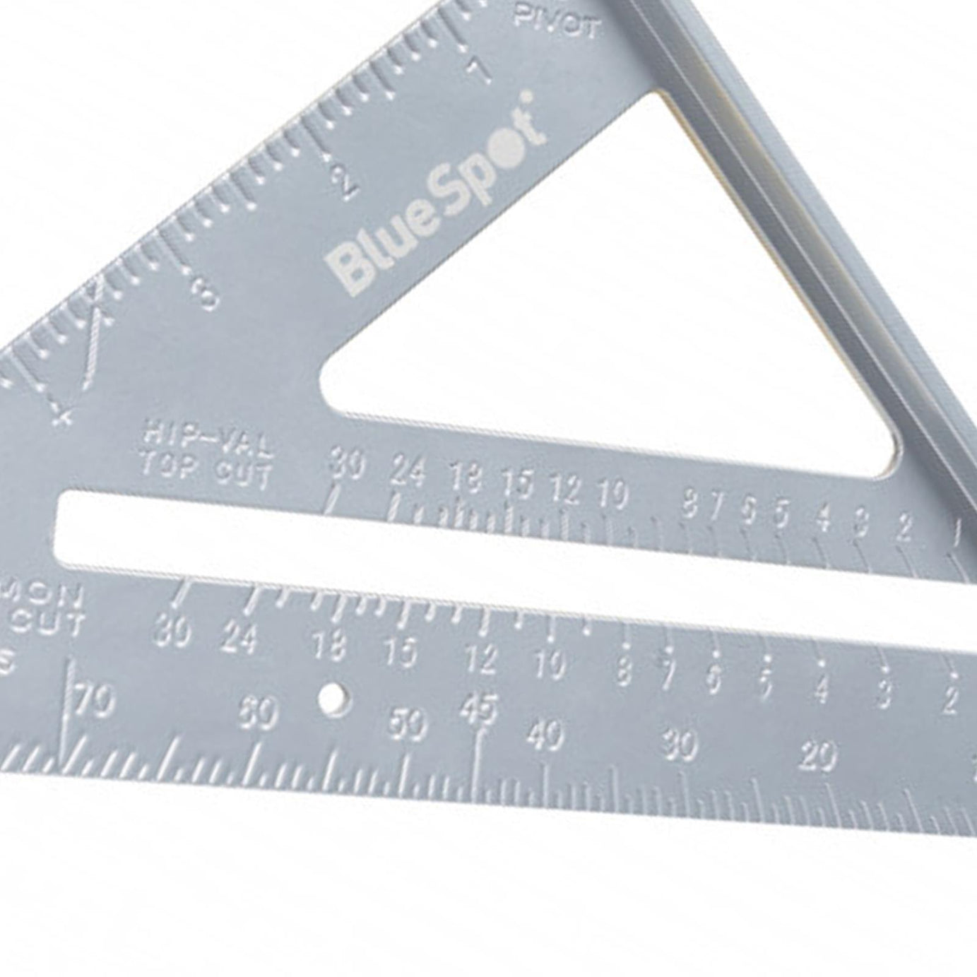 BlueSpot 150mm 6" Aluminium Speed Square Roofing Rafter Angle Measure Guide