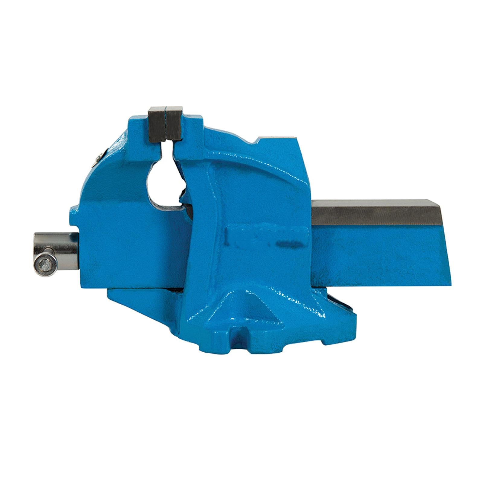 4" 100mm Jaw Engineers Workshop Vice Hardened Steel Powder Coated 8kg Tommy Bar Handle