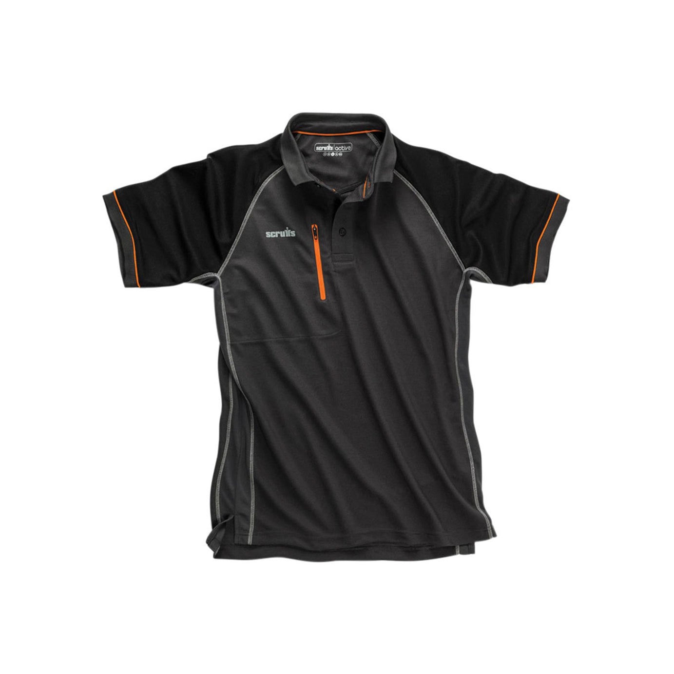 Scruffs Trade Active Polo Shirt Graphite (Size: M) Men's Work T-Shirt