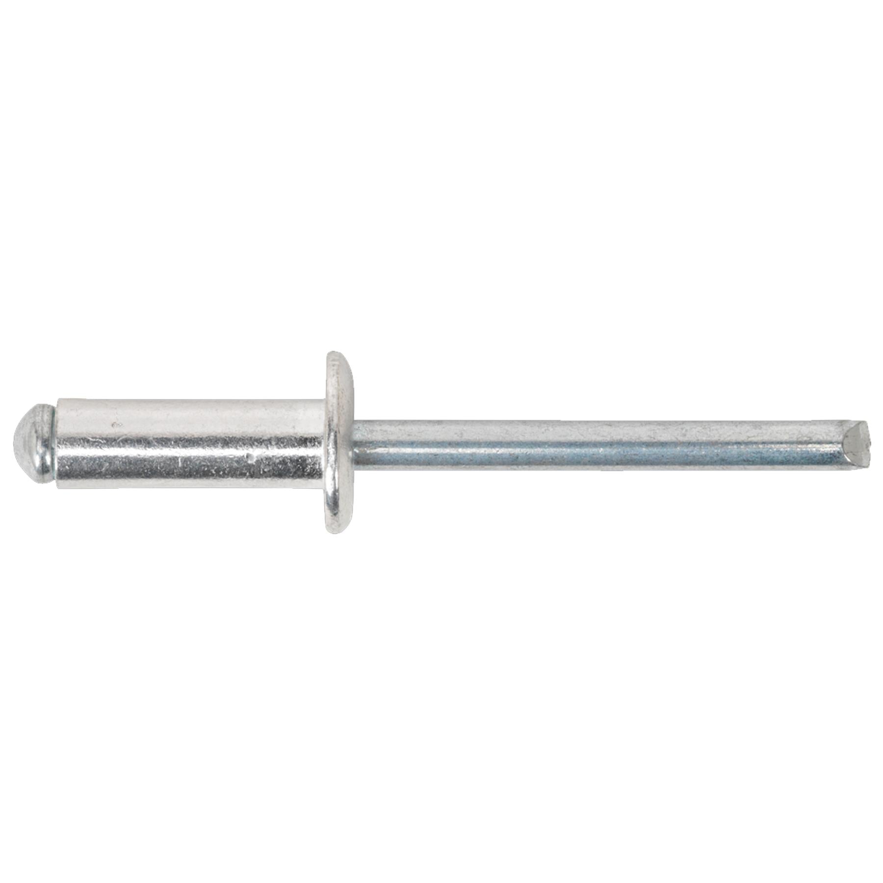 Sealey Aluminium Blind Rivet Standard Flange 6.4 x 12mm Pack of 200