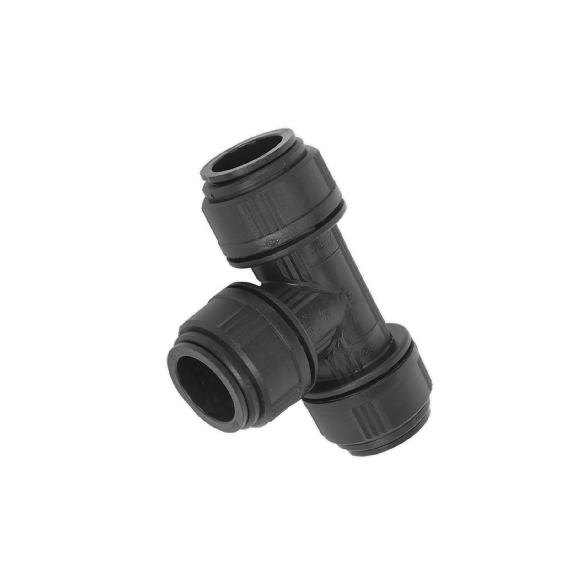 Sealey Equal Tee Ø28mm Pack of 5 (John Guest Speedfit® - PM0228E)