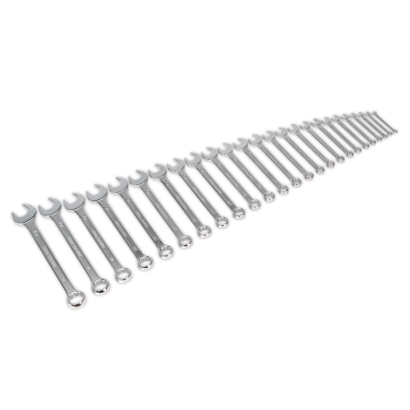 Sealey Combination Spanner Set 25pc Jumbo Metric