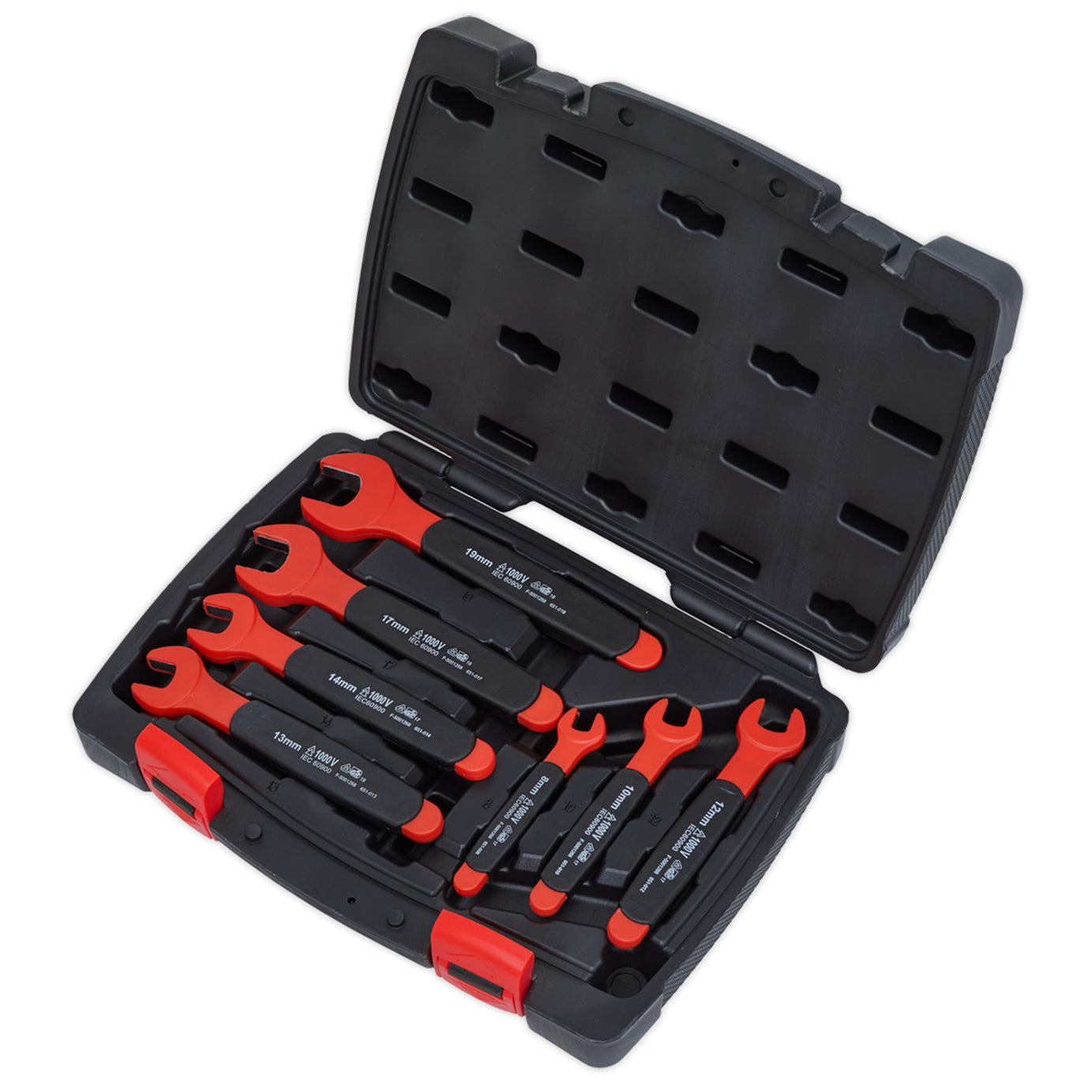 Sealey Insulated Open-End Spanner Set 7pc VDE Approved