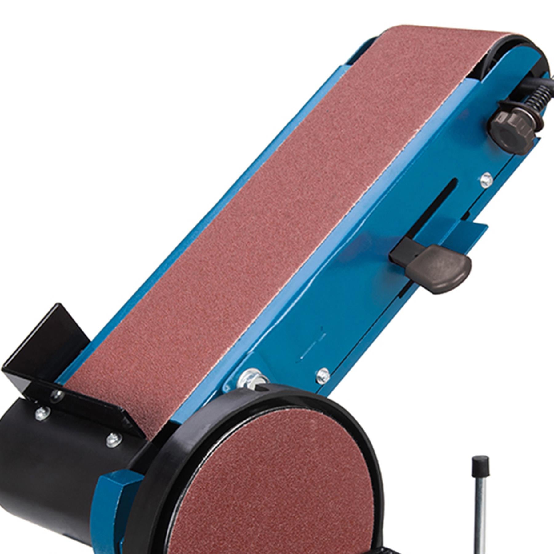 Heavy Duty 350W Bench Belt & Disc Sander 390mm Woodwork Long-Life Motor