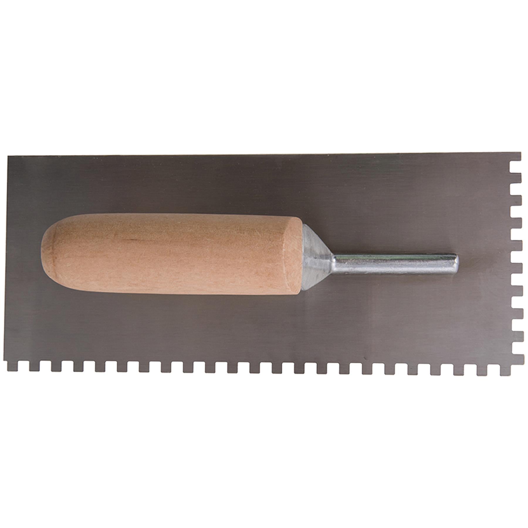 Adhesive Trowel 280mm Steel Grout Plaster Smoothing Tiling Spreader 6mm teeth