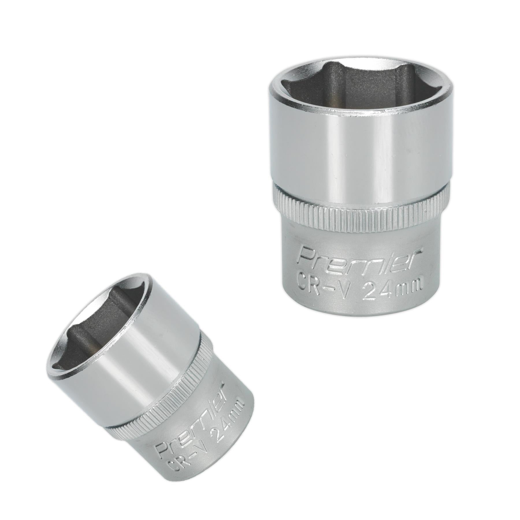 Sealey WallDrive Socket 24mm 1/2"Sq Drive