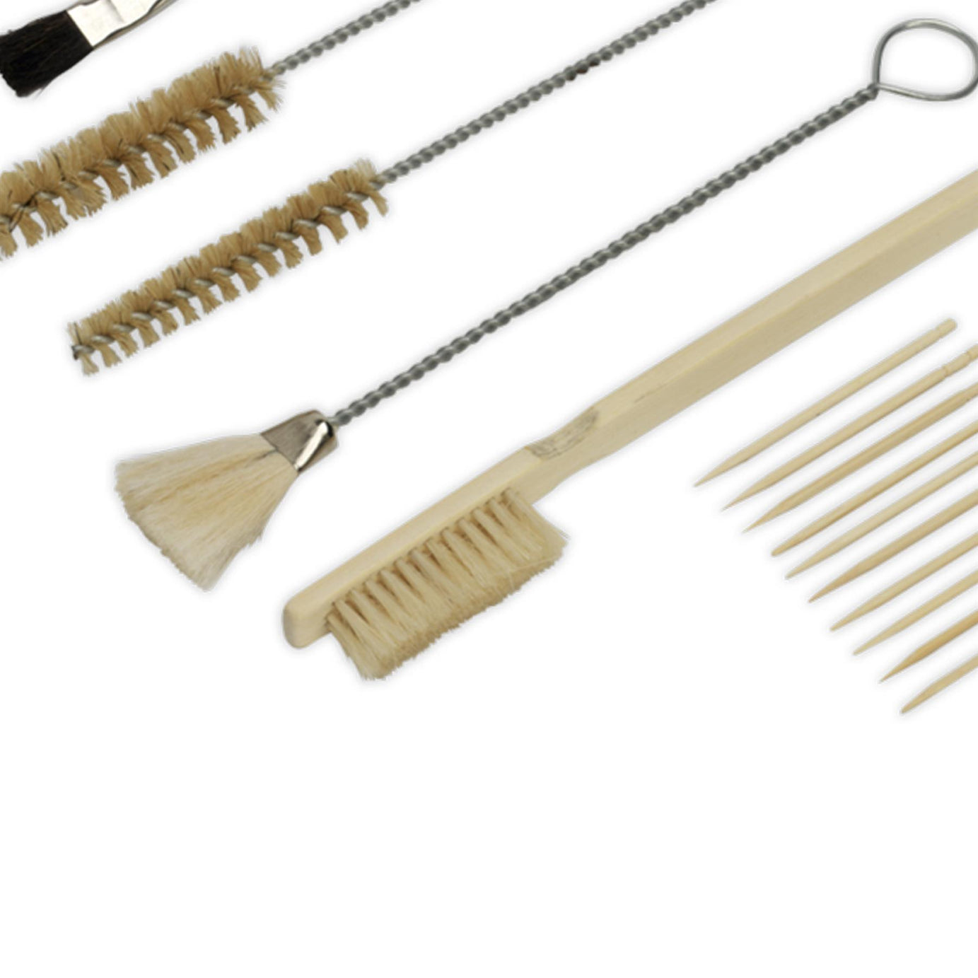 Sealey Spray Gun Cleaning Set Various Sized Brushes And Probes 20Pc