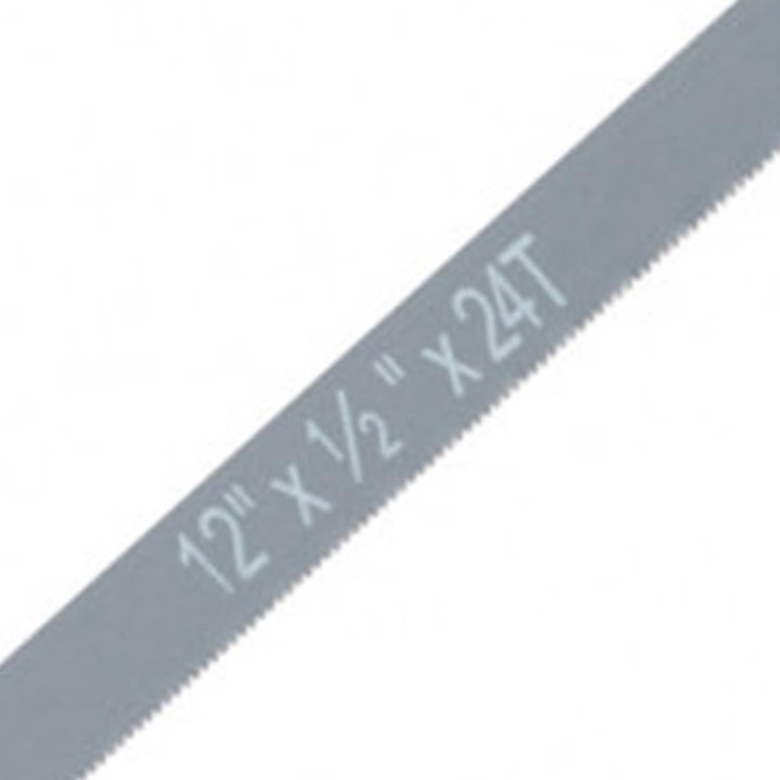 BlueSpot 10 Piece 12" Flexible Hacksaw Blades Metal Cutting Blades 24 TPI High Quality