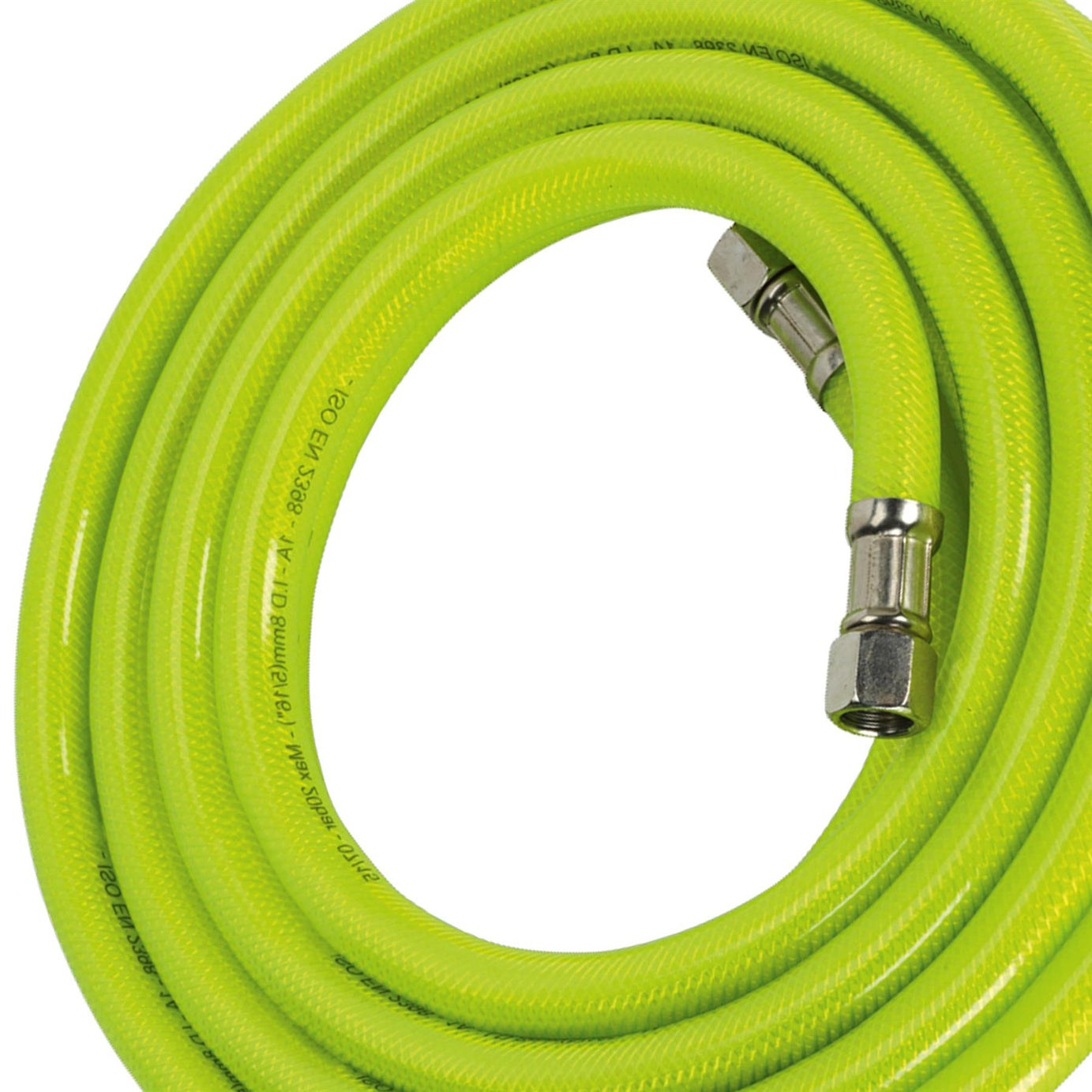 Sealey Air Hose High-Visibility 5m x 8mm with 1/4"BSP Unions
