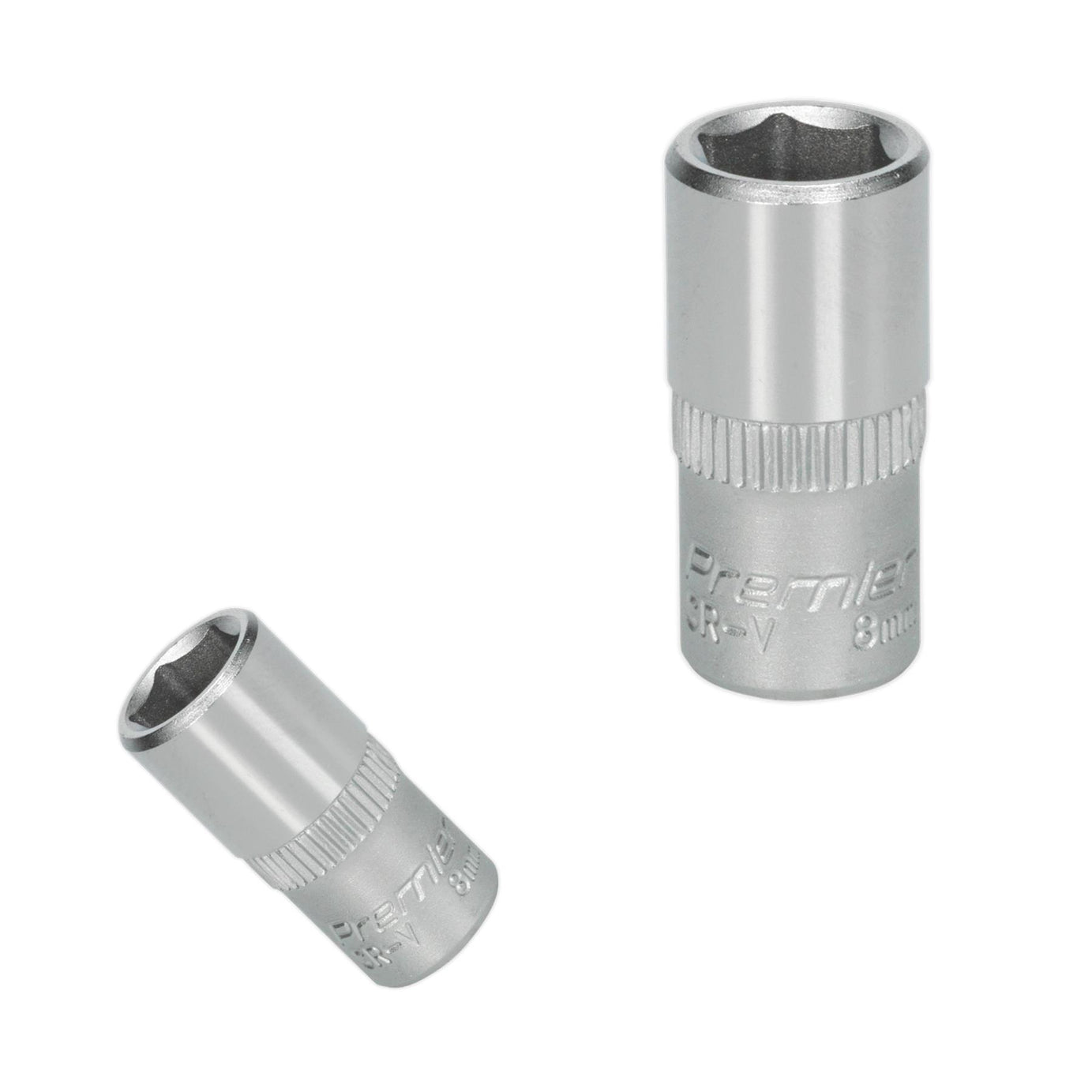 Sealey WallDrive Socket 8mm 1/4"Sq Drive Chrome Vanadium Steel