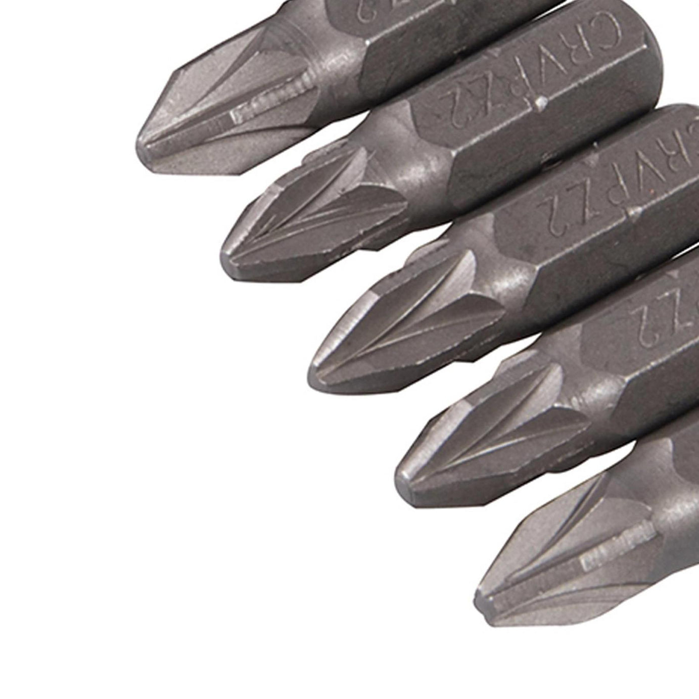 CR-V STEEL POZIDRIV SCREWDRIVER INSERT BITS Extra Tough Driver Screw PZ2