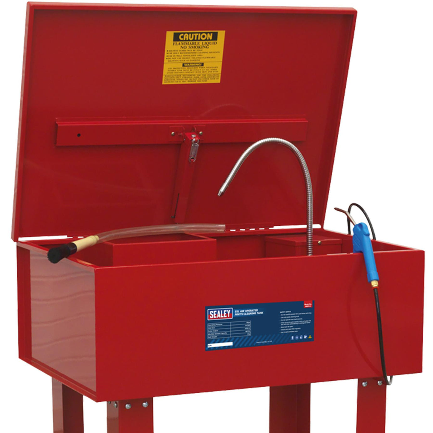 Sealey Parts Cleaning Tank Air Operated Steel tank