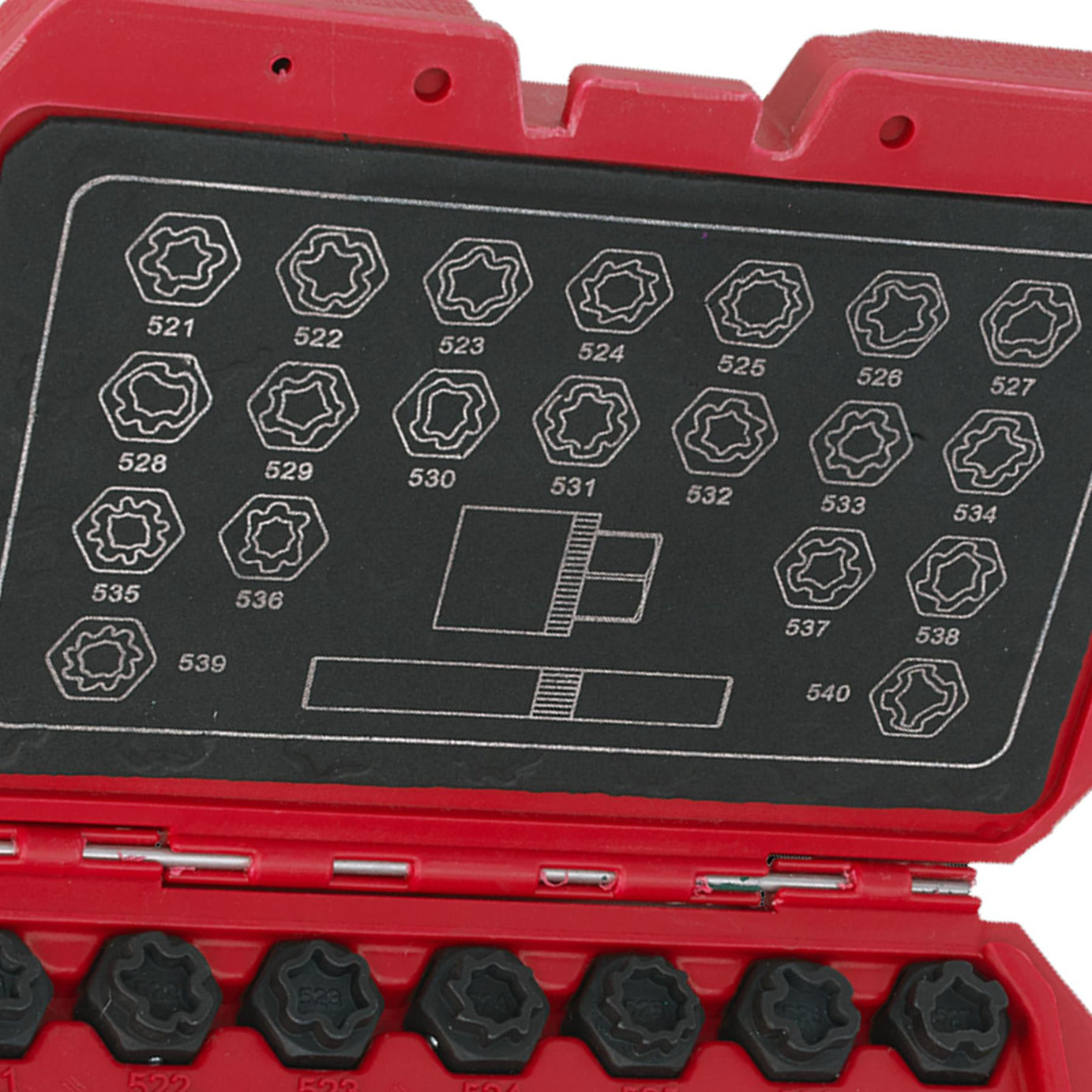 Sealey Locking Wheel Nut Key Set 22pc - VAG