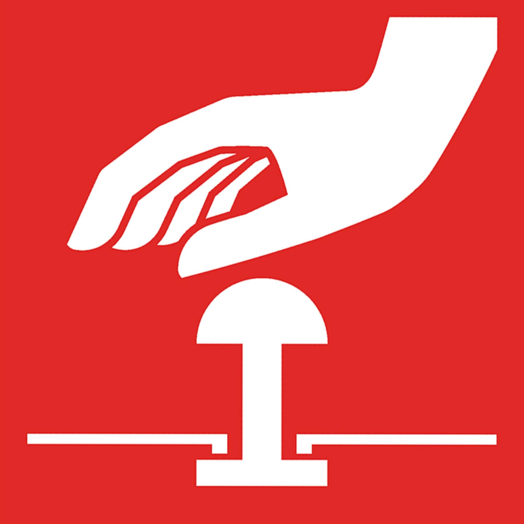 Safe Conditions Safety Sign - Emergency Stop - Self-Adhesive Vinyl