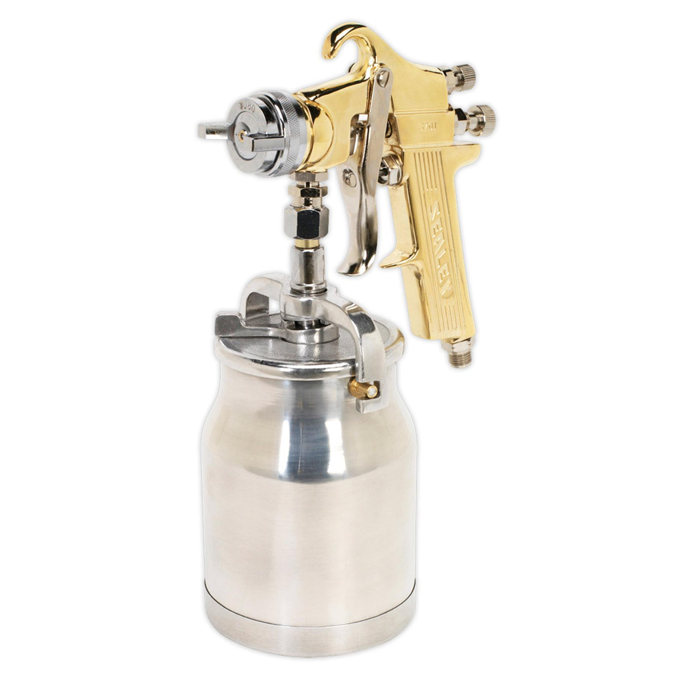 Sealey Spray Gun Professional Suction Feed 1.8mm Set-Up