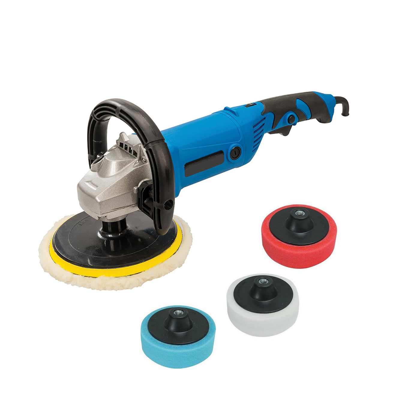 Sander Car Body Buffer Polisher 180mm 1500W Variable Speed  3 Polishing Sponges