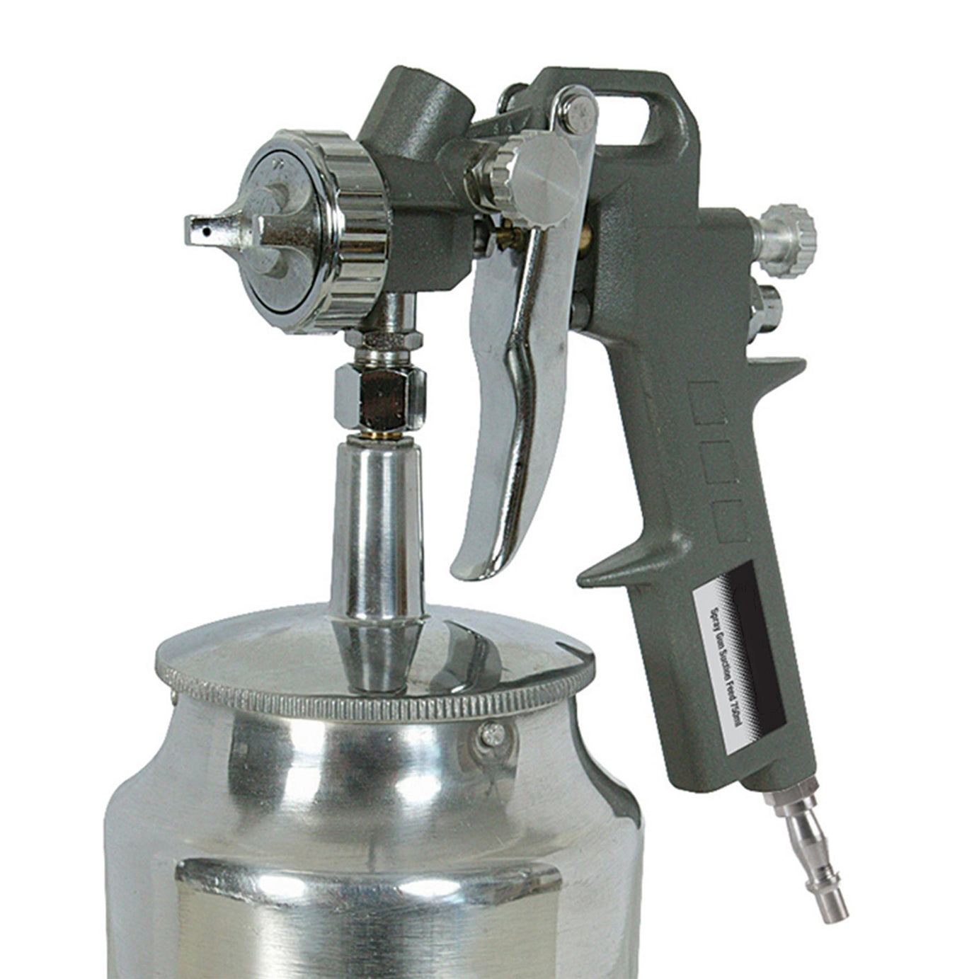 Spray Gun Suction Feed 750ml Car Paint Fence Painting Spraying Adjustable Spray