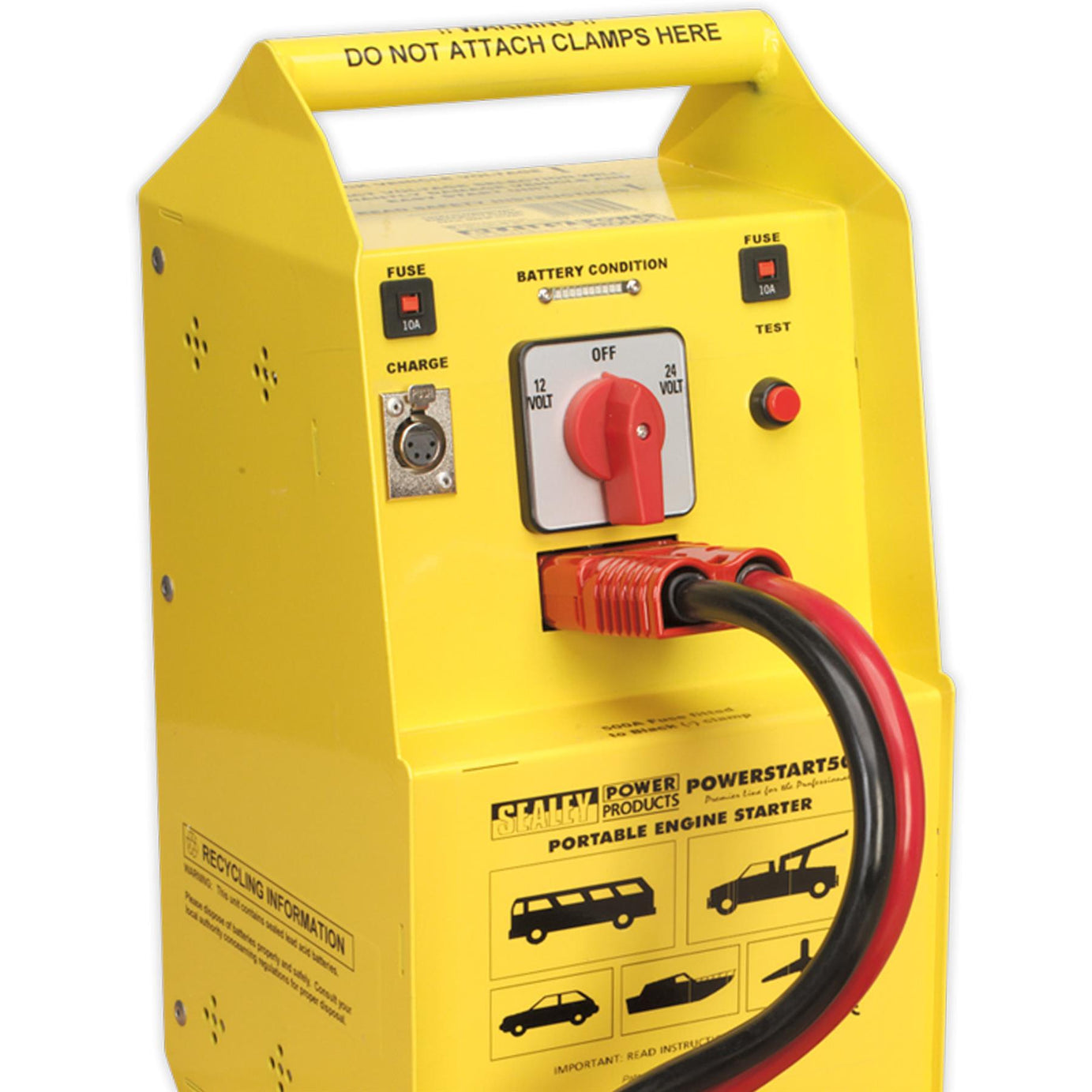 Sealey PowerStart Emergency Jump Starter 500hp Start 12/24V