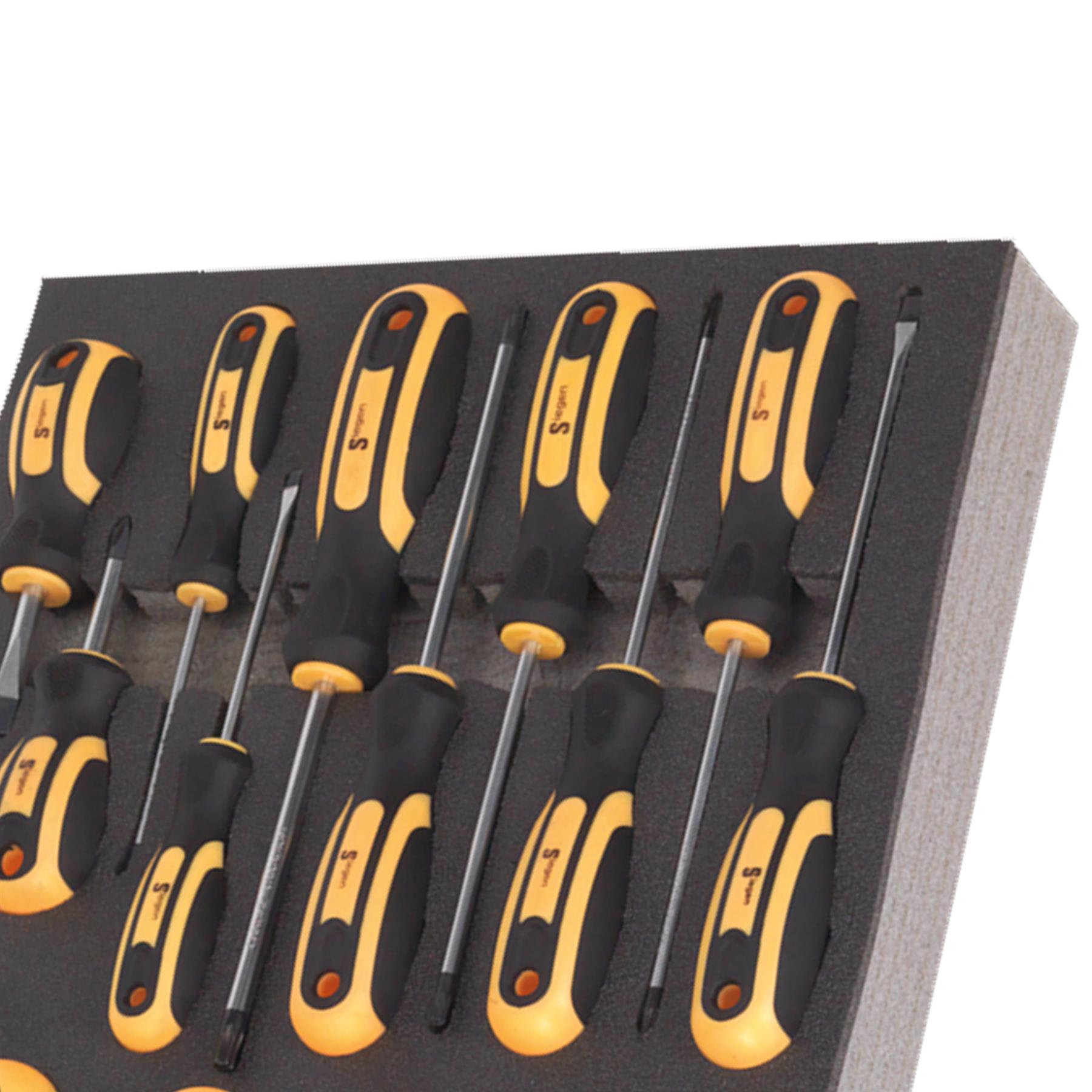 Sealey Tool Tray with Screwdriver Set 20pc