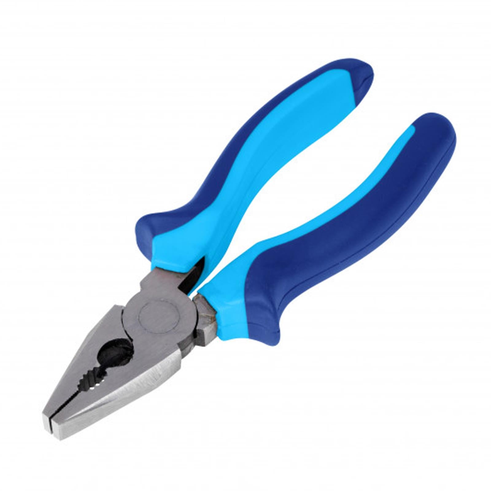 BlueSpot 150mm (6") Combination Plier Drop Forged Steel Soft Grip Vinyl Handle Electric