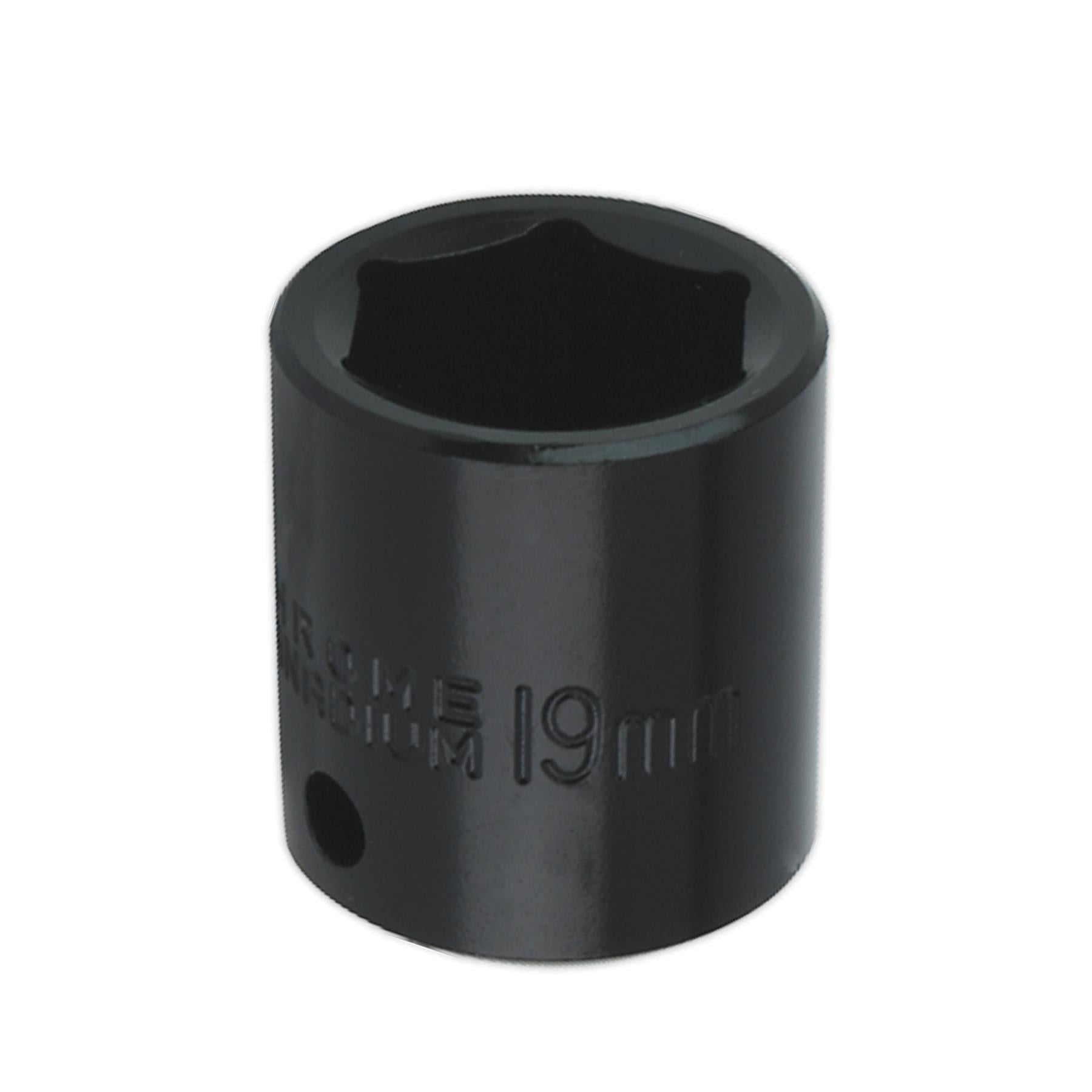 Sealey Impact Socket 19mm 3/8"Sq Drive