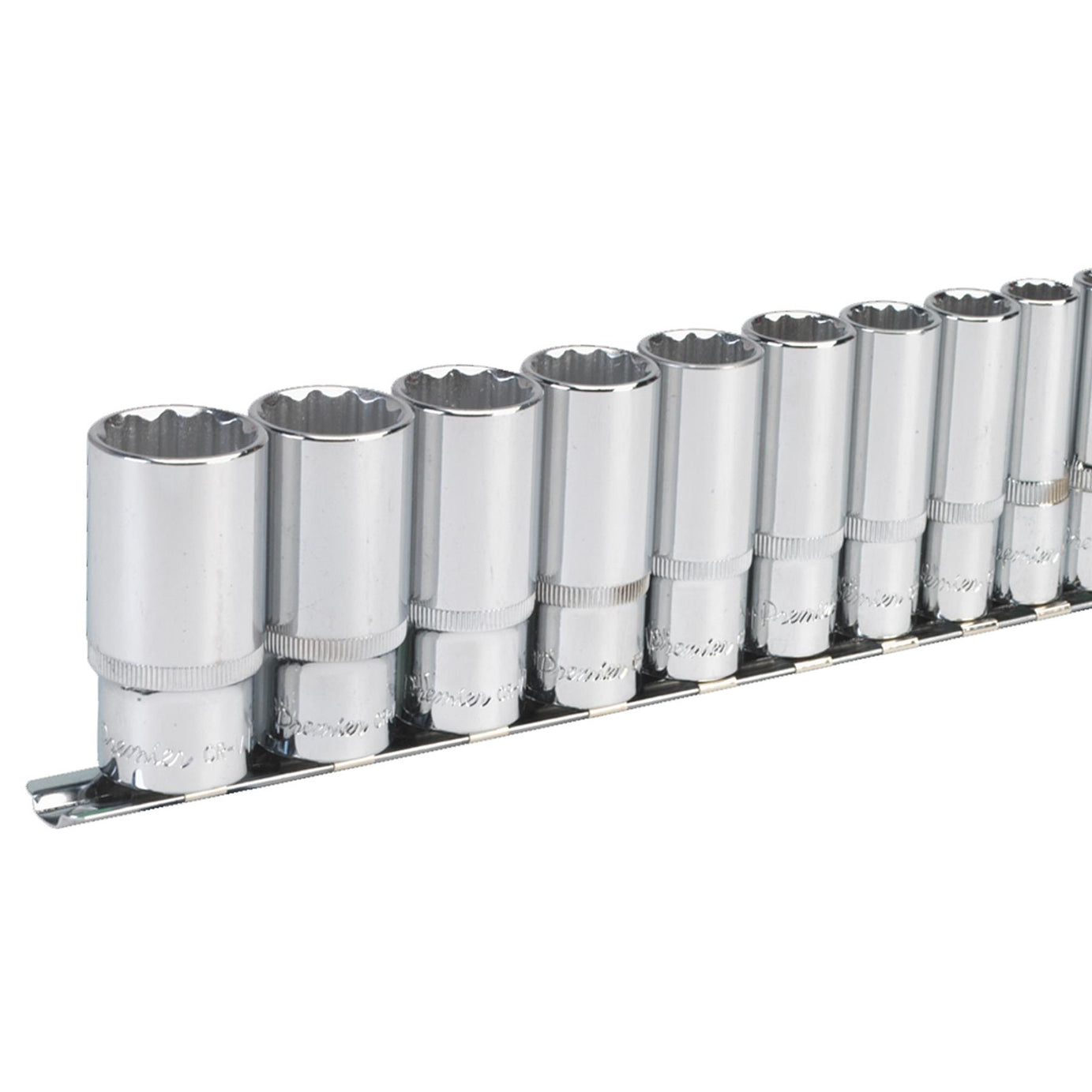 Sealey Socket Set 11pc 3/8"Sq Drive 12pt Deep WallDrive Imperial