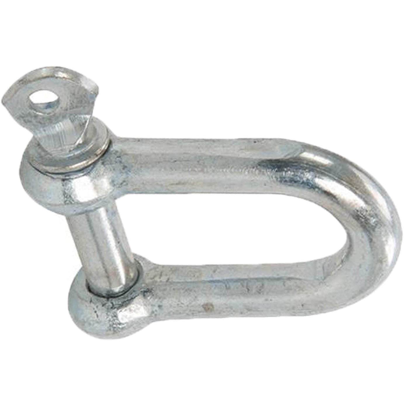 10pc Galvanised Commercial D-Shackle - M10 Zinc Plated Corrosion Resistant