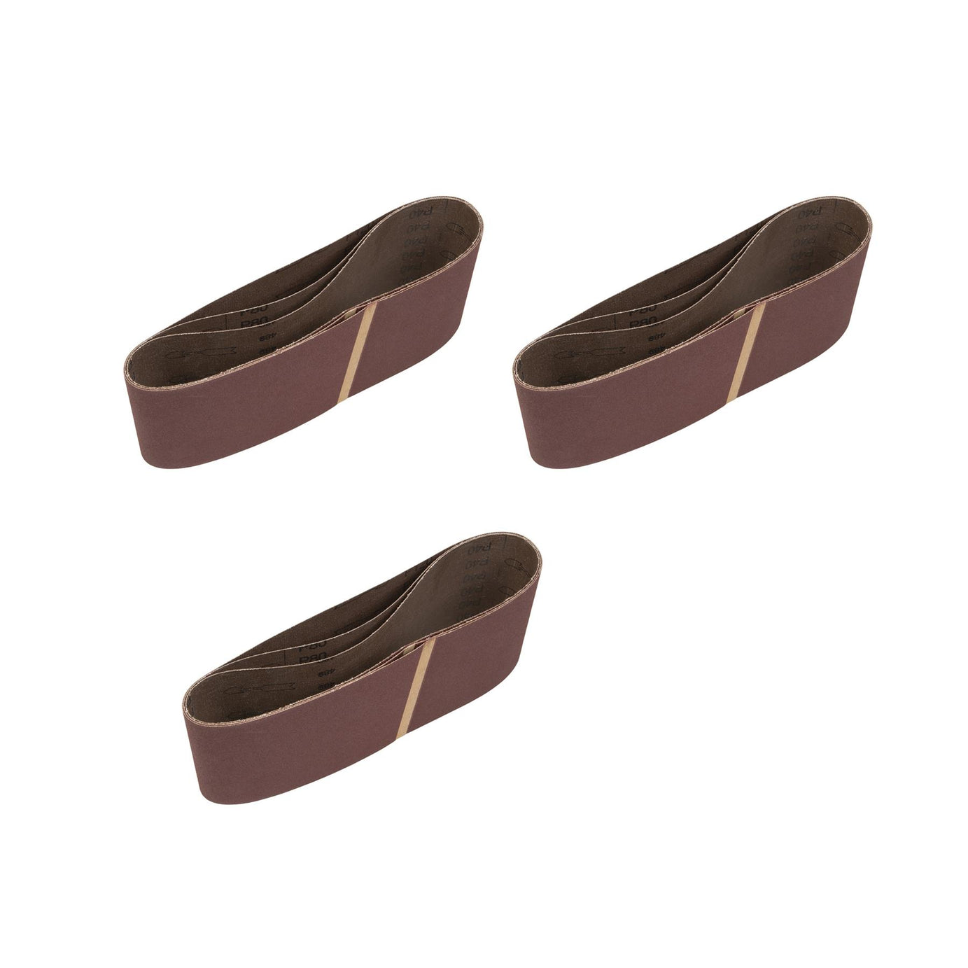 Sealey Sanding Belt 100 x 610mm - Assorted Pack of 3