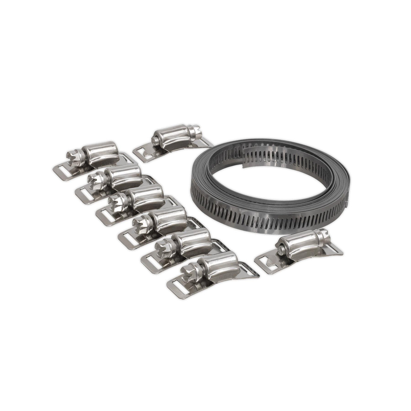 Sealey Hose Clip Set Self-Build 12.7mm Band Width